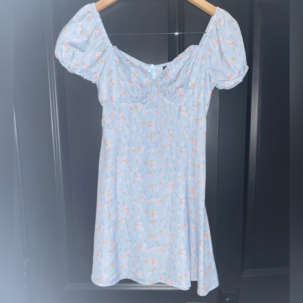 Floral Puff Sleeve Dress